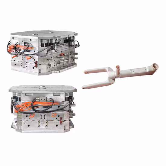 Fabricação de moldes assistidos por gás e serviço de moldagem para suportes de acessórios de patinete de bicicleta de equilíbrio infantil Fabricação de moldes de injeção de moldes